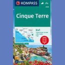 Cinque Terre. Mapa turystyczna 1:35 000