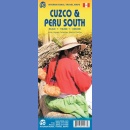 Cuzco, Peru Południowe. Mapa turystyczna 1:110 000/1:500 000.
