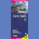 Cypr (Cyprus, Zypren). Mapa drogowa 1:150 000.