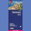 Czarnogóra (Montenegro). Mapa drogowa 1:160 000.