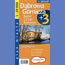 Dąbrowa Górnicza, Sosnowiec, Będzin, Czeladź. Plan miast 1:20 000