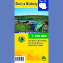 Dolina Biebrzy. <BR>Mapa Turystyczna 1:100 000<BR>Das Tal der Biebrza <BR>The Biebrza River Valley