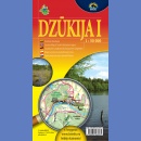 Dzukija I (Okolice Druskiennik). Mapa turystyczna 1:50 000.