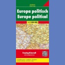 Europa. Mapa polityczno-drogowa 1:3 500 000.