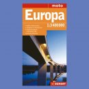 Europa. Mapa samochodowa 1:3 400 000.
