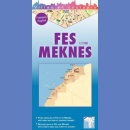 Fez, Meknes i okolice (Fes, Meknes). Plan 1:12 000.