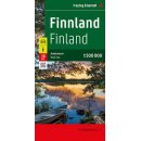 Finlandia (Finnland). Mapa samochodowa 1:500 000.