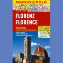 Florencja. Plan miasta 1:15 000 laminowany.