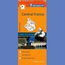 Francja: Centrum (Centre). Mapa samochodowa 1:200 000