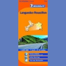 Francja: Langwedocja, Roussillion (Languedoc-Roussillion). Mapa 1:200 000.