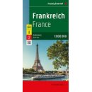 Francja. Mapa samochodowa 1:800 000.