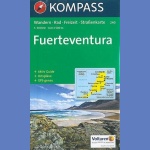 Fuerteventura (Wyspy Kanaryjskie). Mapa samochodowa 1:50 000.