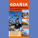 Gdańsk. Kieszonkowy plan miasta 1:160 000 z przewodnikiem. 