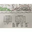 Gliwice M-34-062-A,B. Mapa topograficzna 1:50 000 Układ UTM