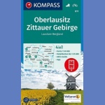 Górne Łużyce, Góry Żytawskie (Oberlausitz, Zittauer Gebirge). Mapa turystyczna 1:50 000