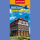 Górne Łużyce (Oberlausitz). Styk trzech granic.<BR>Mapa turystyczna 1:75 000.