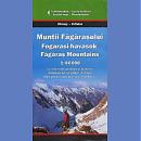 Góry Fogaraskie (Muntii Fagarasului, Fagaras Mountains). Mapa 1:60 000