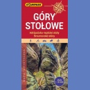 Góry Stołowe, Adršpašsko-teplické skály, Broumovské stěny. Mapa turystyczna 1:35 000.