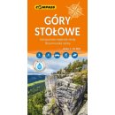 Góry Stołowe, Adršpašsko-teplické skály, Broumovské stěny. Mapa turystyczna 1:35 000 laminowana.