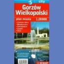 Gorzów Wielkopolski, Zielona Góra +5. Plany miast 1:15 000-1:20 000