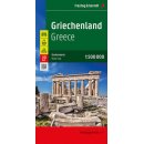 Grecja (Griechenland). Mapa samochodowa 1:500 000.