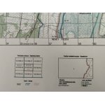 Gryfino N-33-101-A,B. Mapa topograficzna 1:50 000 Układ UTM