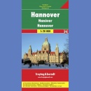 Hanower (Hannover). Plan 1:20 000.