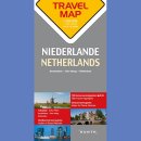 Holandia. Mapa turystyczna 1:300 000. TravelMap