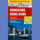 Hongkong. Plan miasta 1:15 000 laminowany.