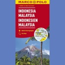 Indonezja. Malezja. Mapa samochodowa 1:2 000 000. 