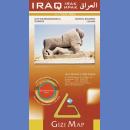 Irak (Iraq). Mapa geograficzno-drogowa 1:1 750 000.