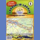 Jeziora Łokajskie i Łokaja (Lakajai ir Lakaja). Mapa kajakowa 1:30 000.