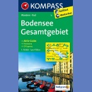 Jezioro Bodeńskie i okolice (Bodensee, Gesamtgebiet). Mapa turystyczna laminowana 1:75 000.
