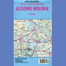 Jezioro Nidzkie. Mapa żeglarska 1:25 000 laminowana.