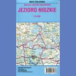 Jezioro Nidzkie. Mapa żeglarska 1:25 000 laminowana.