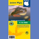Jezioro Wigry. Mapa batymetryczna i turystyczna 1:16 000