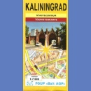 Kaliningrad (Królewiec, Konigsberg). Plan miasta 1:7 000. 