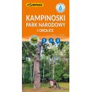 Kampinoski Park Narodowy i okolice. Mapa turystyczna 1:50 000 laminowana.