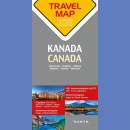 Kanada. Mapa turystyczna 1:4 000 000. Travel Map