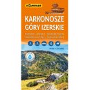 Karkonosze. Góry Izerskie. Mapa turystyczna 1:35 000 laminowana.