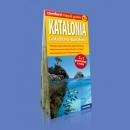 Katalonia, Costa Brava, Barcelona. Mapa samochodowa 1:300 000. map&guide XL