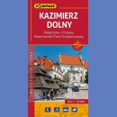 Kazimierz Dolny i okolice. Mapa turystyczna 1:35 000 laminowana.