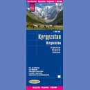 Kirgistan (Kyrgyzstan). Mapa 1:700 000.