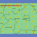 Województwo podlaskie. Komplet 5 map topograficznych 1:25 000. Układ 1965.