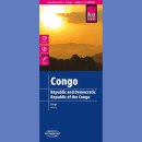 Kongo. Mapa turystyczna 1:2 000 000.
