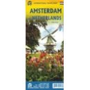 Holandia, Amsterdam. Mapa turystyczna, plan miasta,  1:400 000/1:8 000