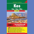 Kos. Mapa laminowana 1:65 000.