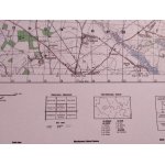 Kościan N-33-142-C,D.<BR>Mapa topograficzna 1:50 000 Układ UTM