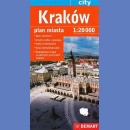 Kraków. Plan miasta 1:20 000