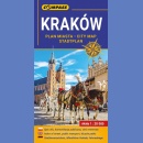 Kraków. Plan miasta 1:20 000